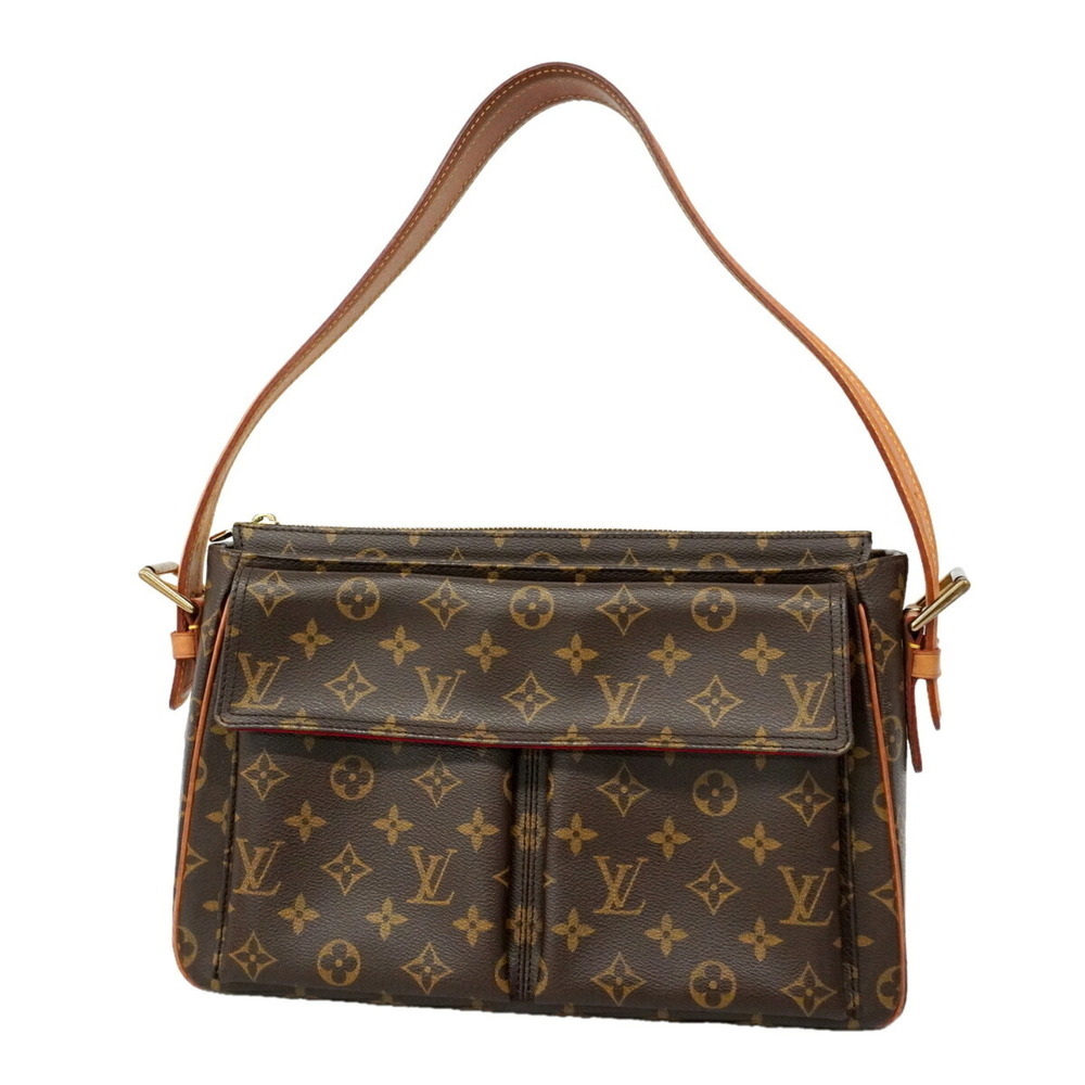 Louis Vuitton Monogram Vivacite GM Shoulder Bag M51163 Brown Women's OP022859